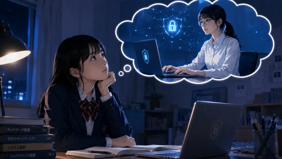 将来IT・セキュリティ関連の職に就きたい人のイメージ